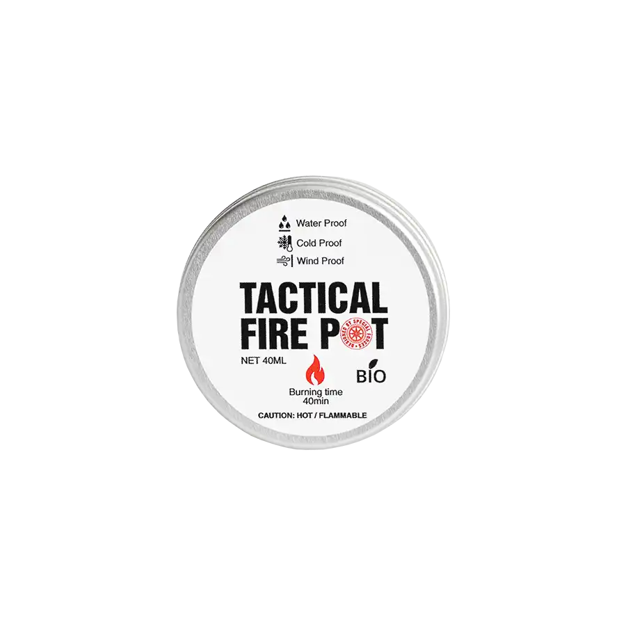 Tactical Foodpack Tactical Fire Pot – bränngel i aluminiumkopp