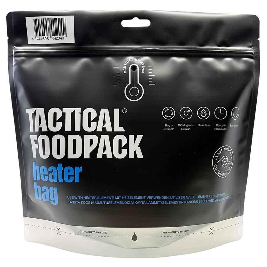 Tactical Foodpack Heater Bag med värmelement för att värma måltid utan eld