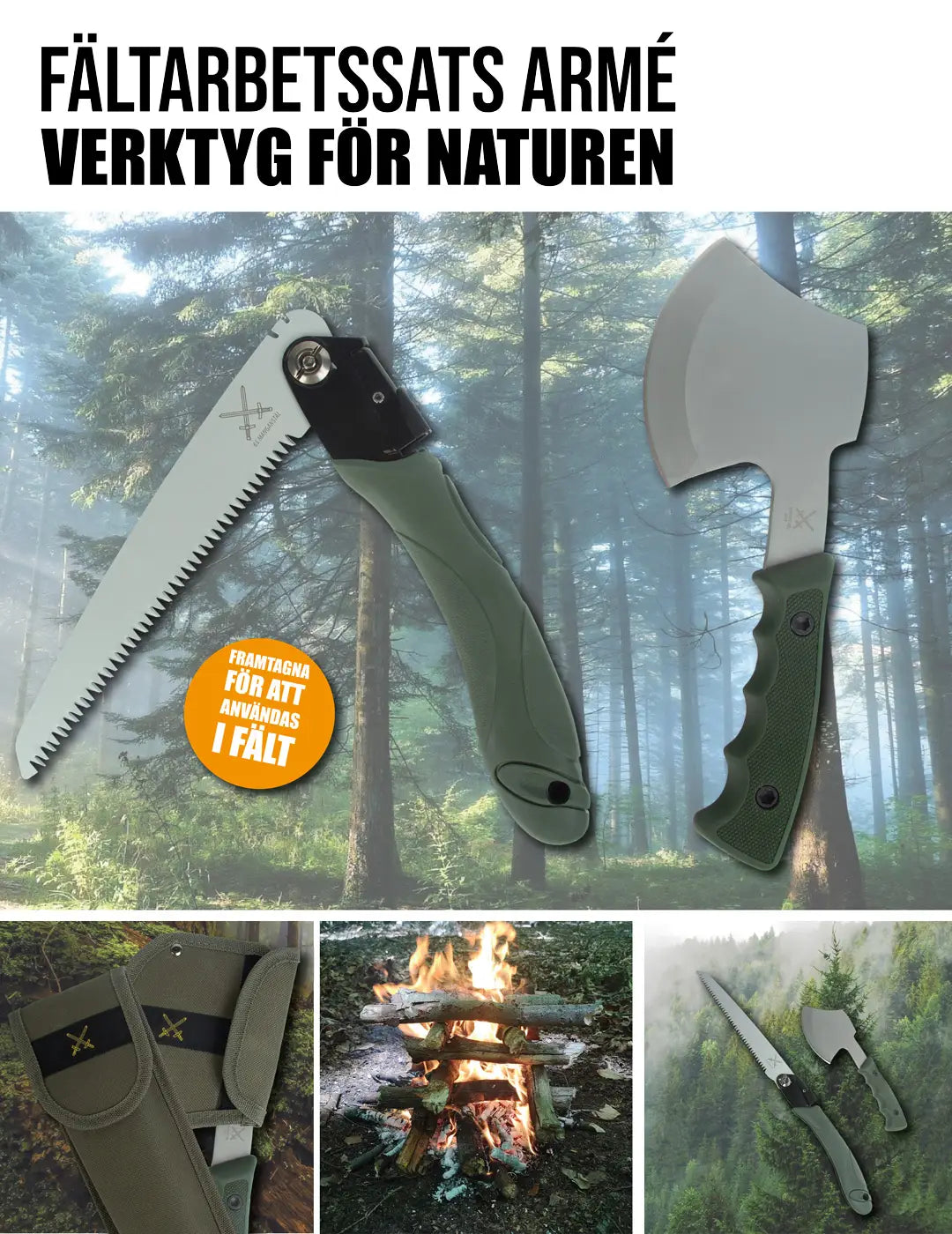 Fältarbetssats armé