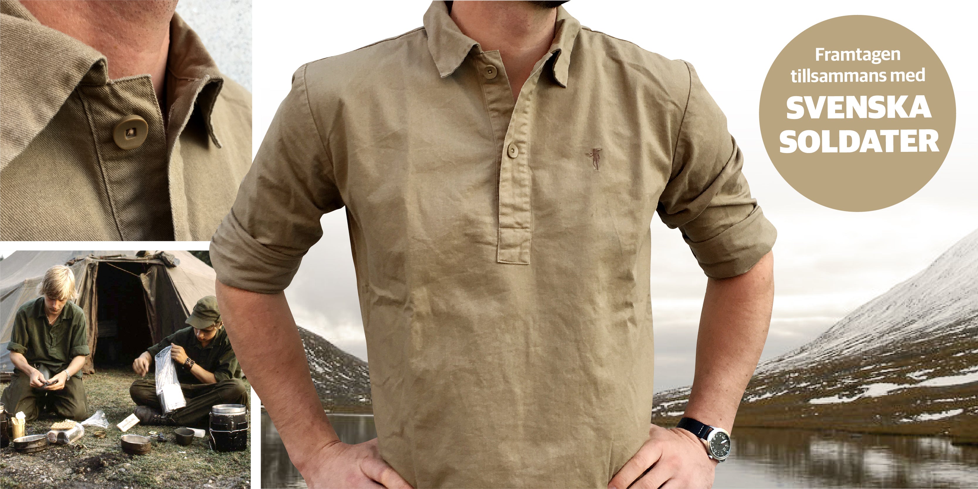 Fältskjorta Vildmannen stl S